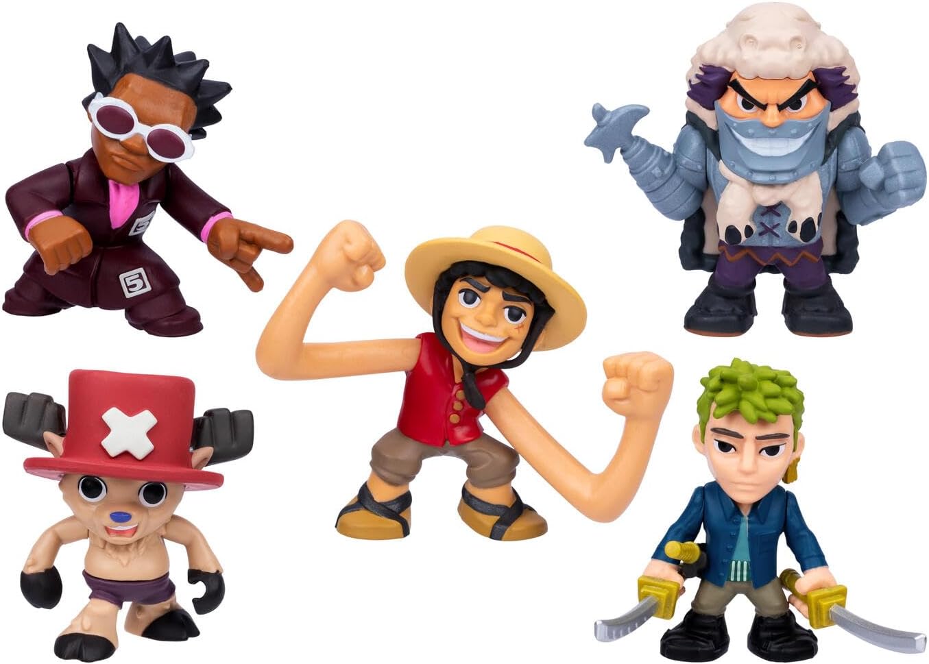 One Piece Mini Figure 5 Pack Exclusive (5-6.35cm)