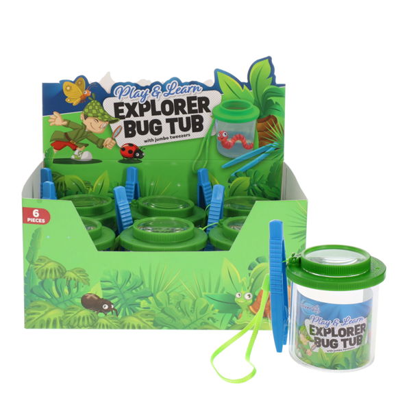 Play & Learn Explorer Bug Tub with Jumbo Tweezers