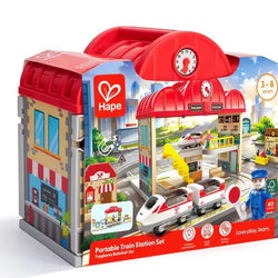 Hape portable train station