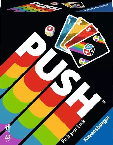 Push – A Push Your Luck Card Game – Fast-Paced Family Fun