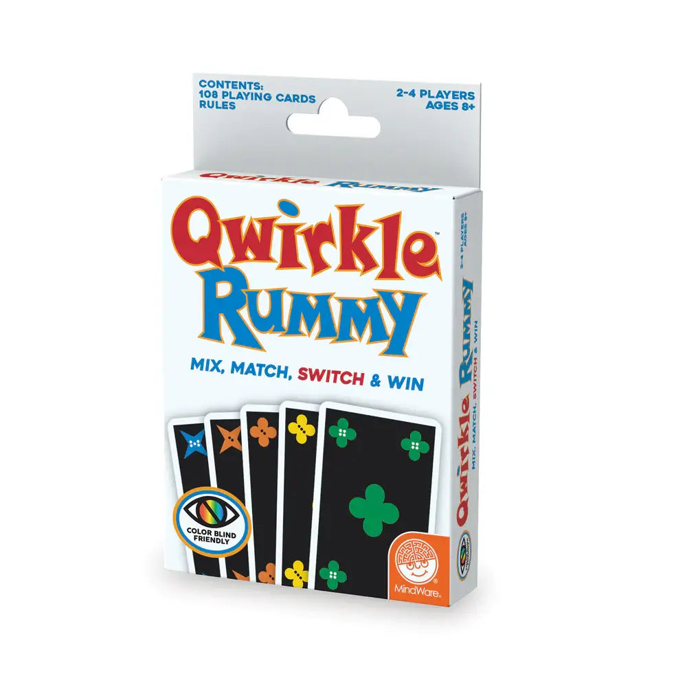 Qwirkle Rummy Colour Blind Friendly