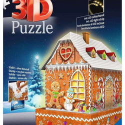 Ravensburger Gingerbread House 3D Puzzle Incl. LED Light Strip