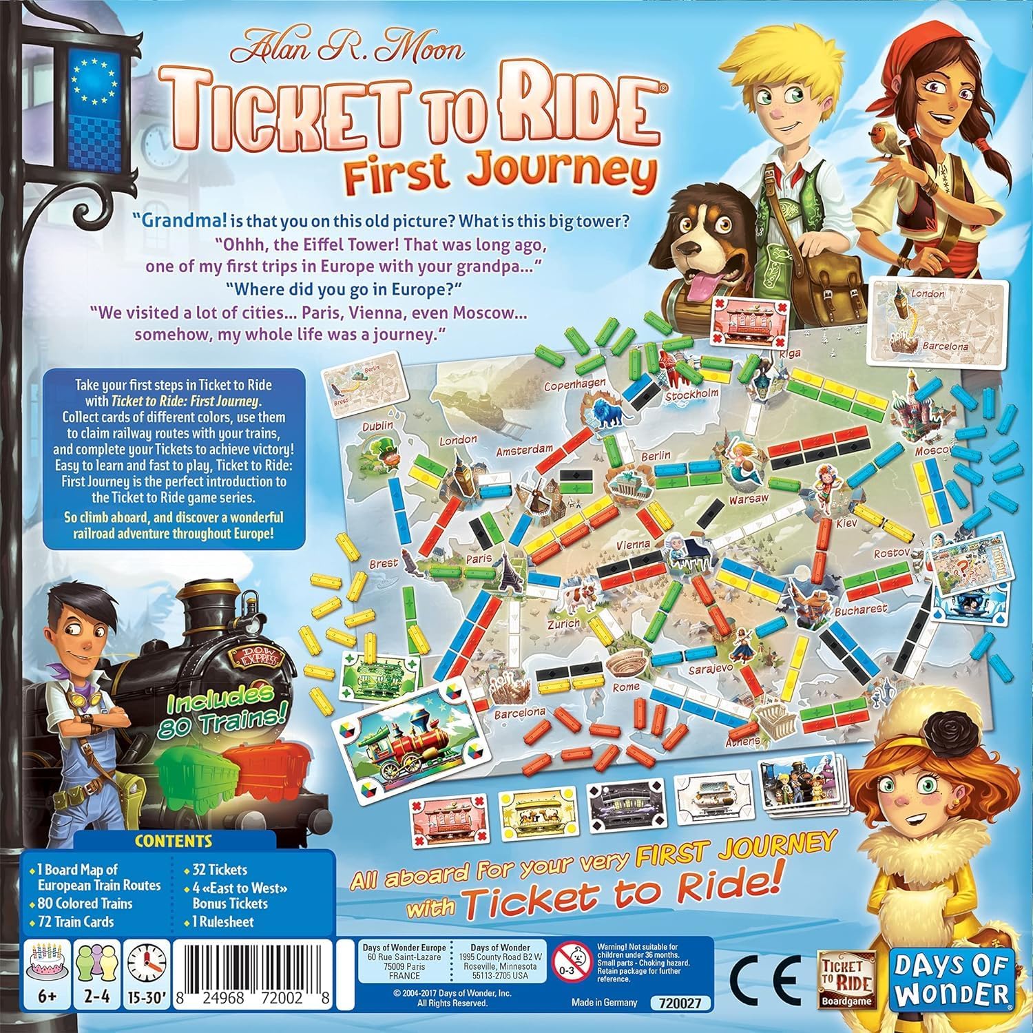 Ticket to Ride First Journey Europe
