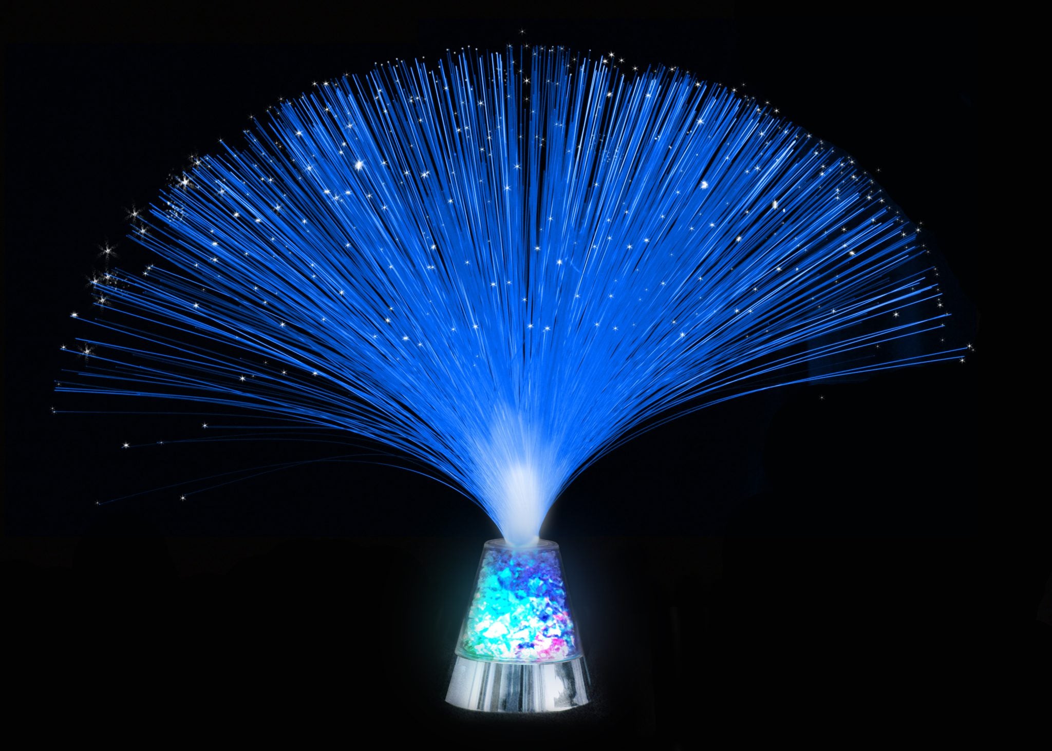 Fibre optic Ice Lamp