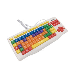 USB Children’s Keyboard with Large Colour-Coded Keys