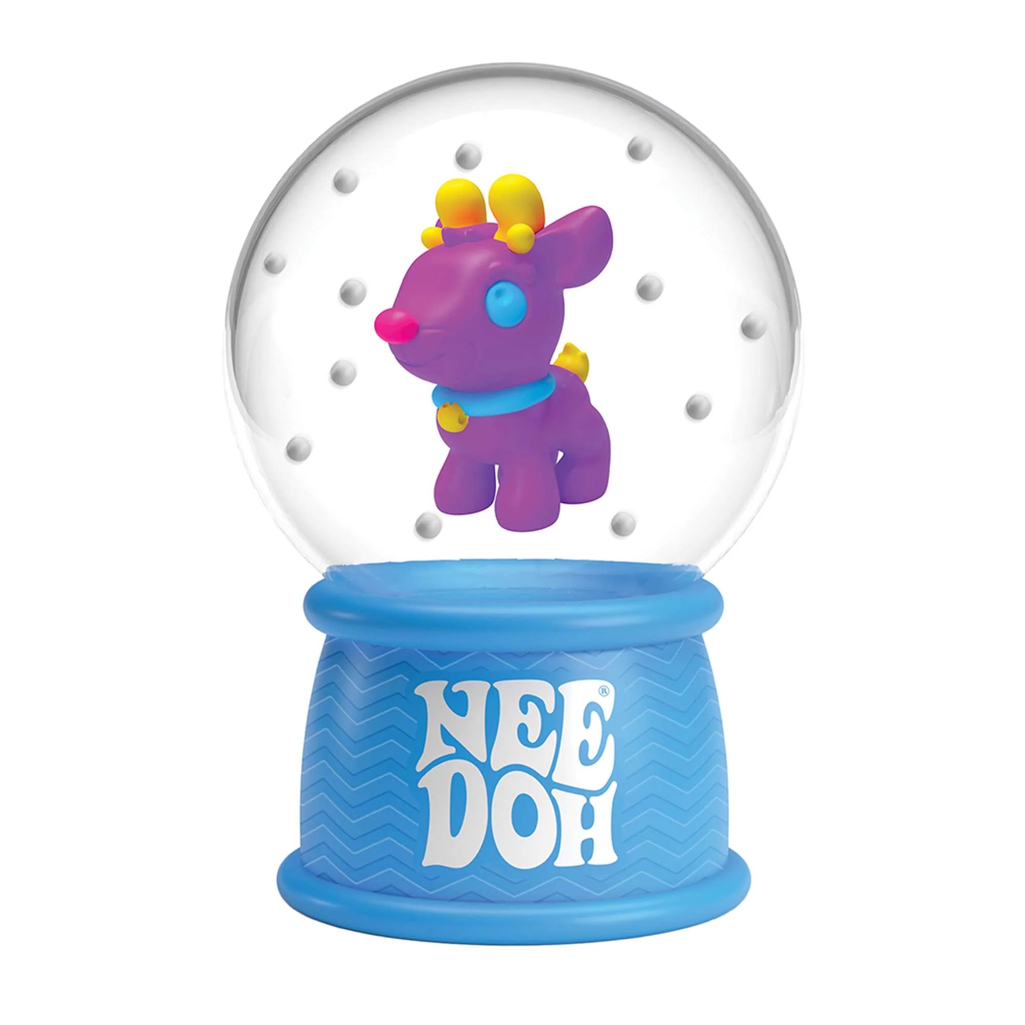 NeeDoh Christmas Snow Globe Fidget