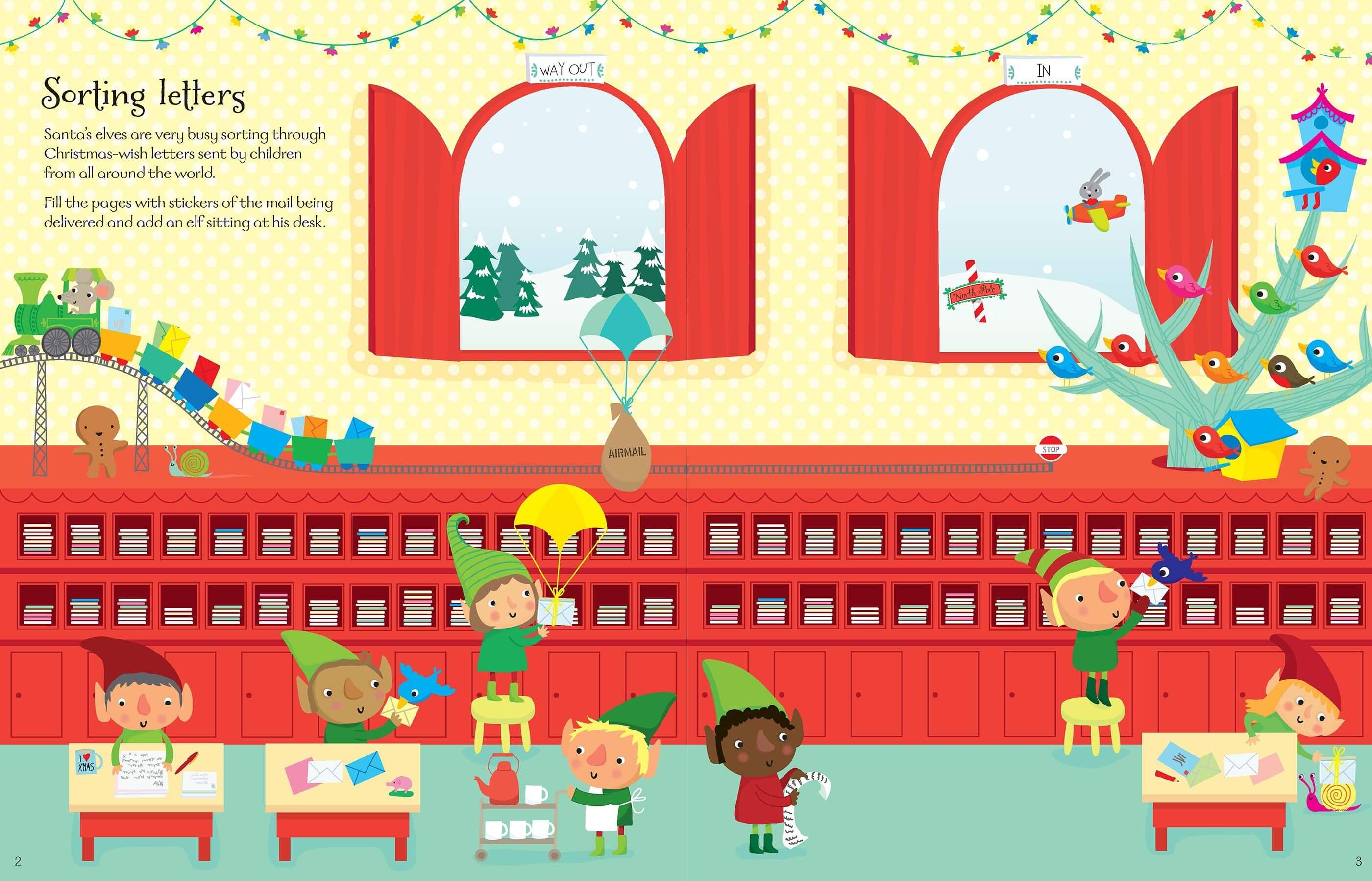 Santa's Elves Sticker Book