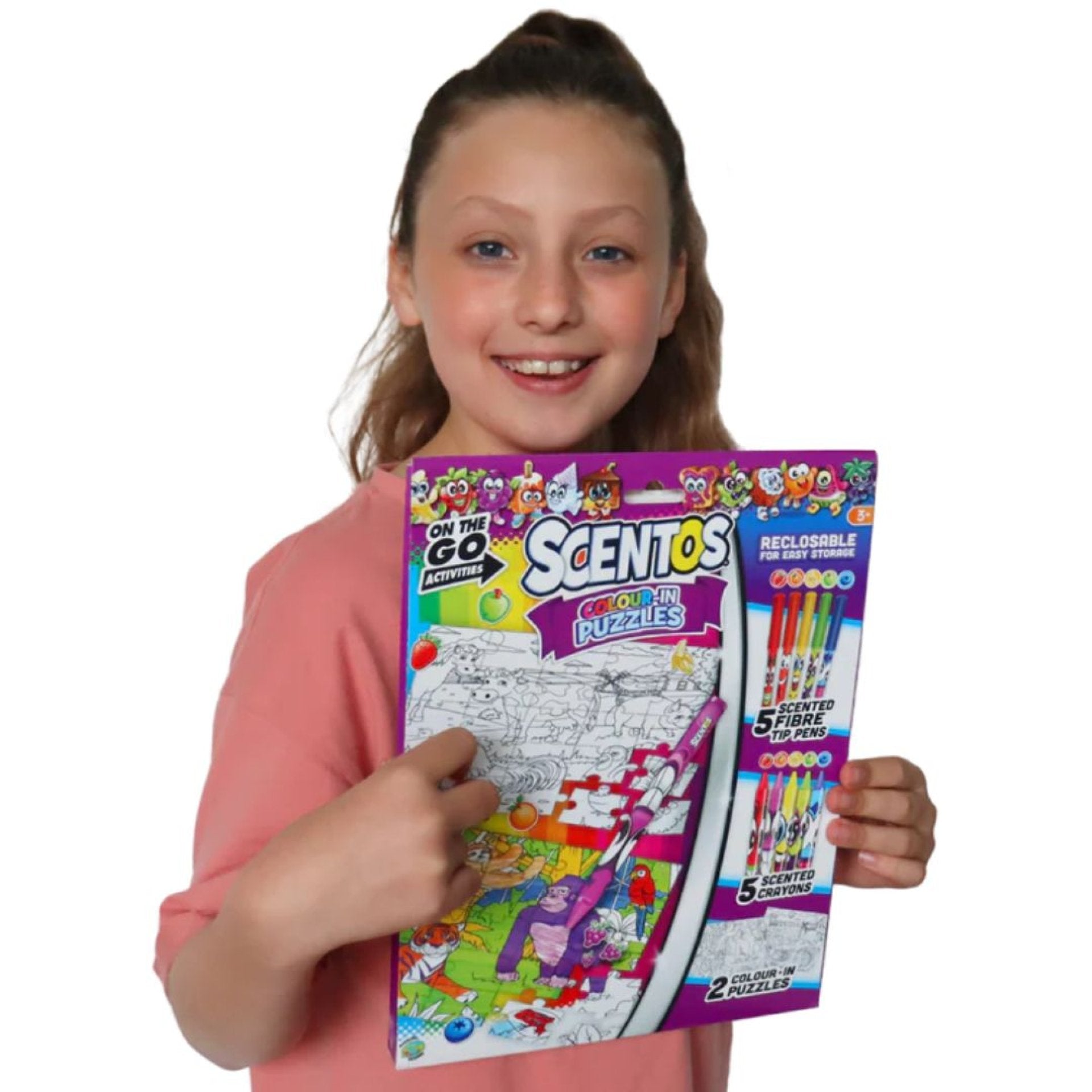 Scentos On The Go Colour In Puzzles