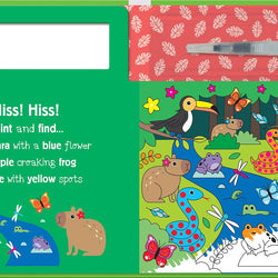 Search and Find Jungle Animals (Water Painting Search and Find): A reusable water painting activity book