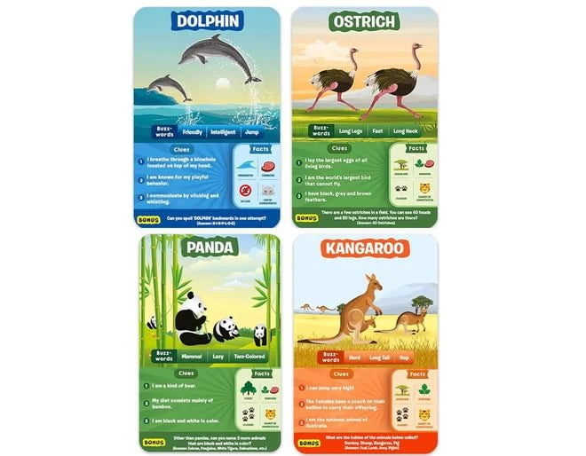 Skillmatics Amazing Animals - Guess in 10! On The Go