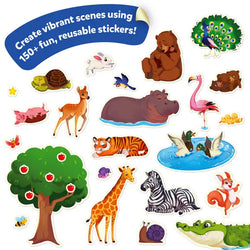 Skillmatics Reusable Sticker Stories: Animal Adventure