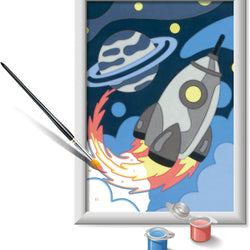 CreArt Space Explorer -Paint by Numbers Kit for Children