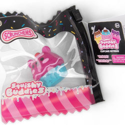 Scrunchems Squishy Buddies Cupcake Keyring – Cute Sensory Toy