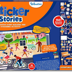 Skillmatics Reusable Sticker Stories: Adventures Around Town