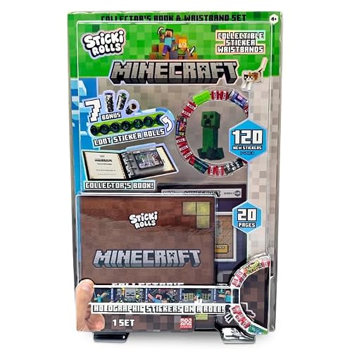 Sticki Rolls Minecraft Collectors Book