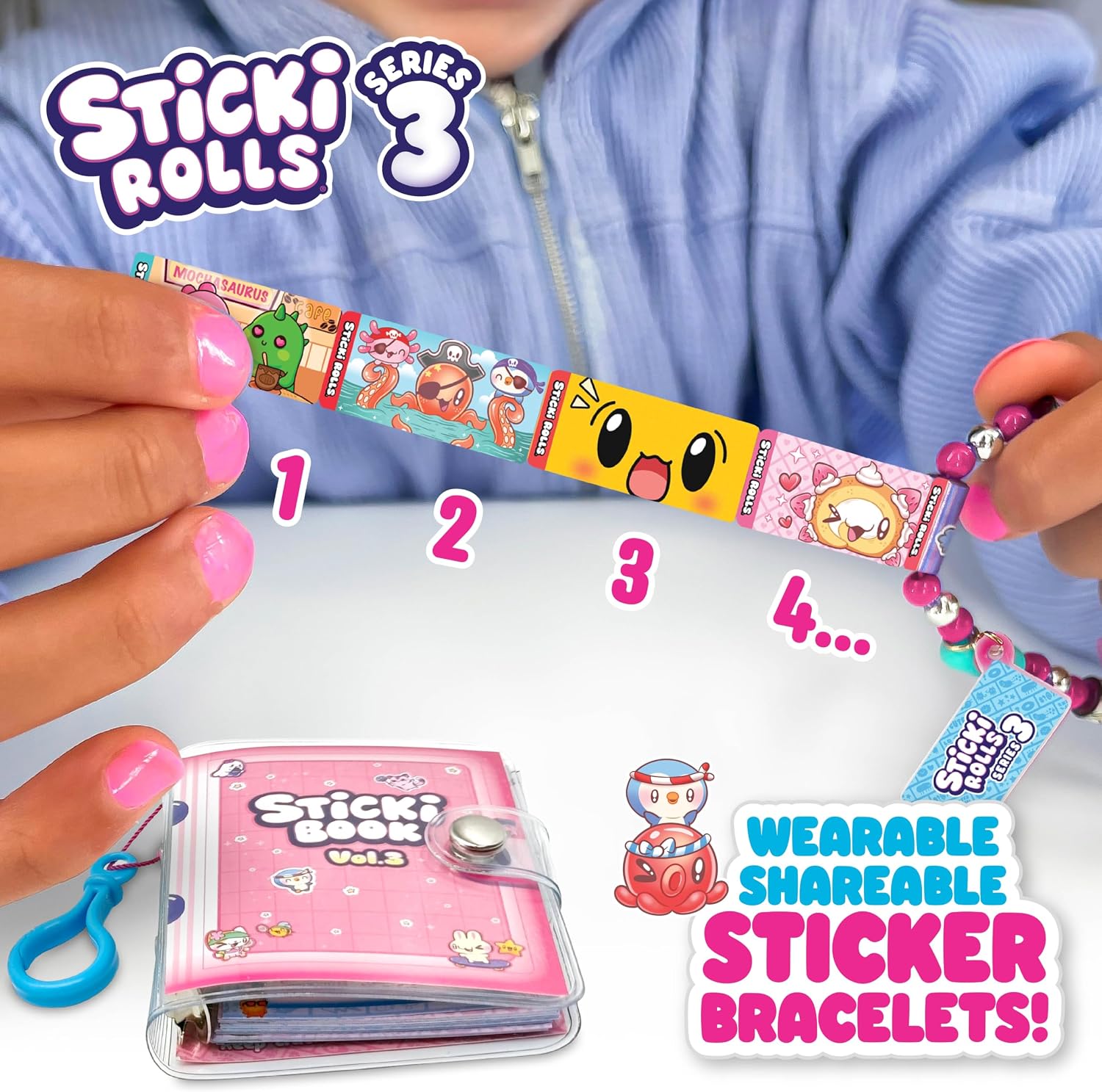 Sticki Rolls Sticki Book Pack S3