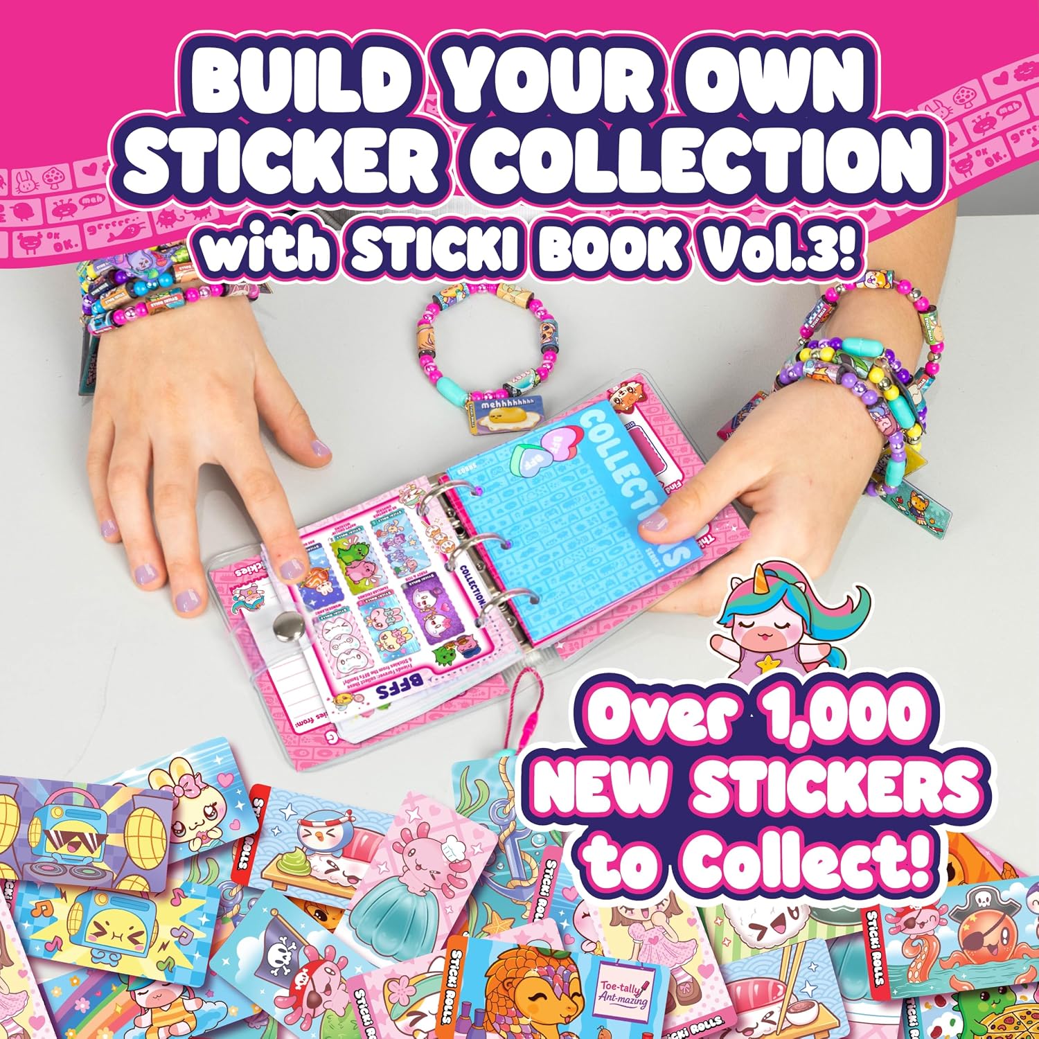 Sticki Rolls Sticki Book Pack S3