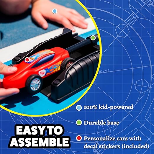 Stomp Rocket Single Racers Action-Packed Fun Cogs Toys Games