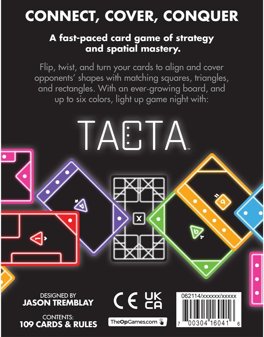 TACTA Strategy Card Game – Family Logic & Shape Matching Game | Ages 7+