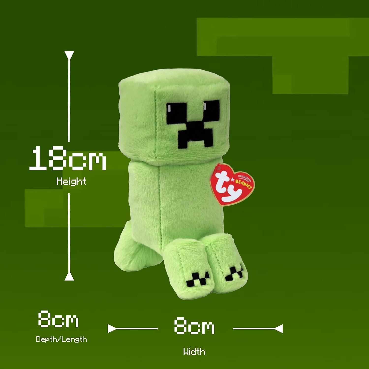 TY Beanie Babies Collection - Minecraft Creeper