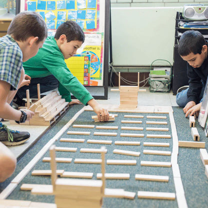 STEM KEVA Maple 1,000 Plank Classroom Set with Wooden  Storage Bin Primary School Engineering STEM SET