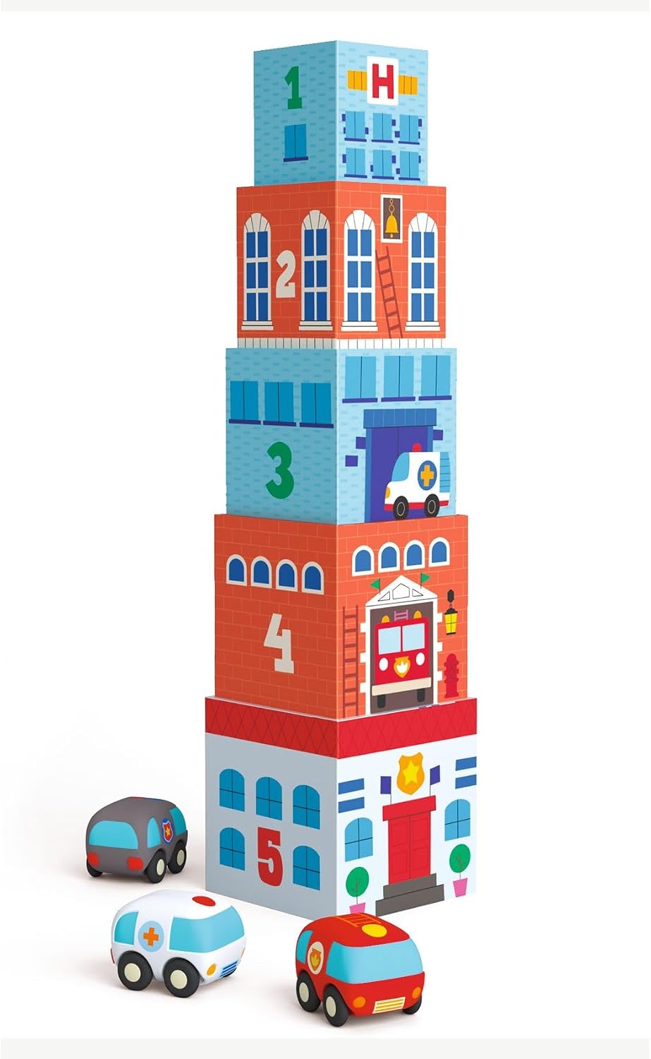 TopaniCar Stacking Cubes Car