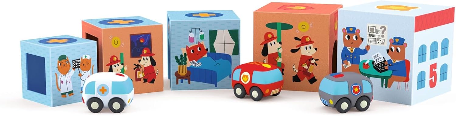 TopaniCar Stacking Cubes Car