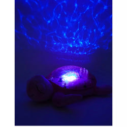Tranquil Turtle Pink USB C Rechargeable Nightlight Ocean Projector Sleeping Aid