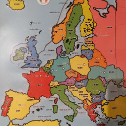 Countries Of Europe Map Jigsaw