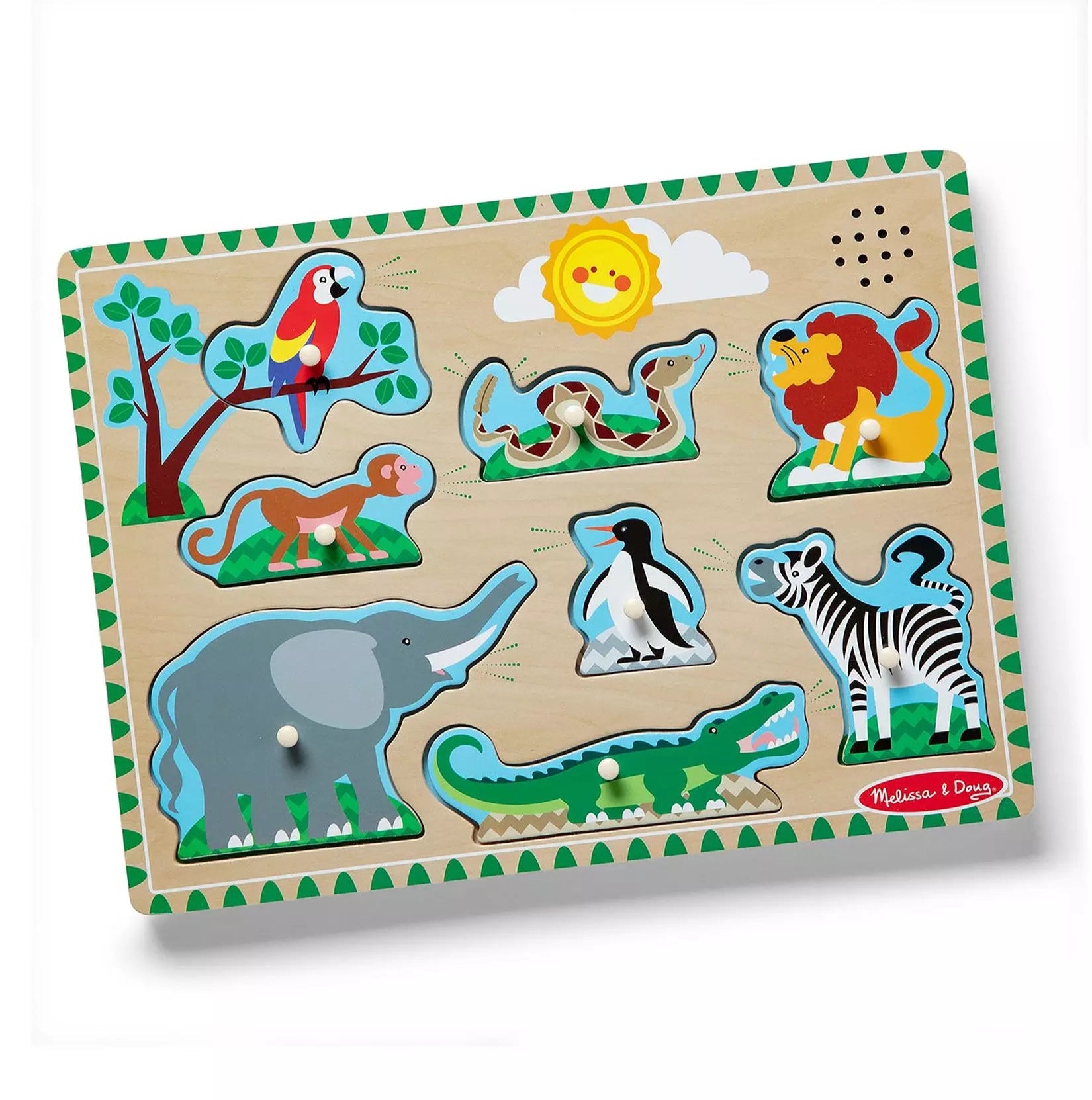 Melissa & Doug Zoo Animals Sound Puzzle