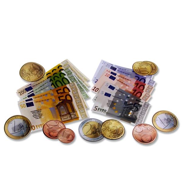 Clever Kidz Tub 140 Magnetic Pp Euro Money Teaching Set Asst