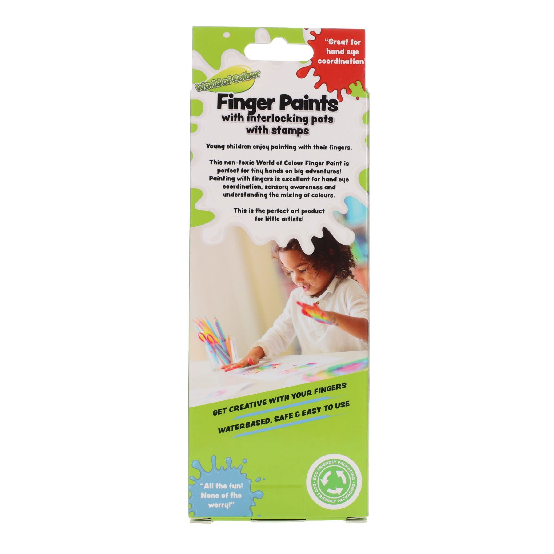 Finger Paints with Stamps