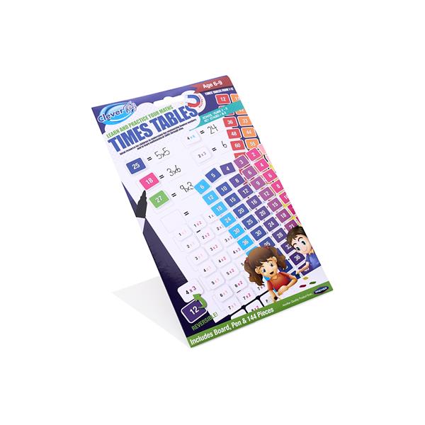 Clever Kidz Magnetic Time Tables Set
