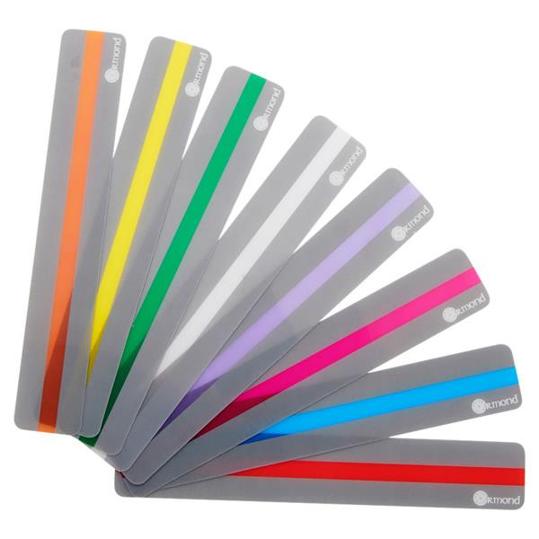 Tinted Overlays 190x32mm  - Pack of 8