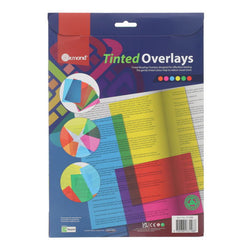 Tinted Overlays A4  - Pack of 6