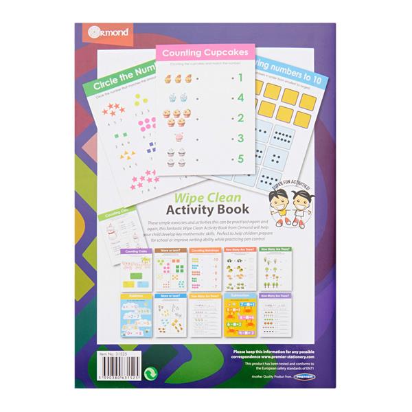 Wipe Clean Activity Book Maths