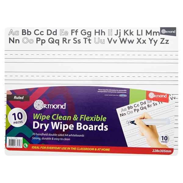 Dry Wipe Boards - Letters