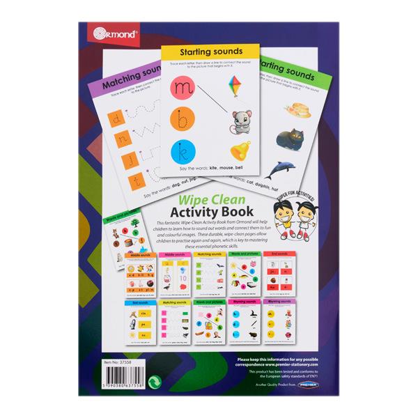 Wipe Clean Activity Book Phonics