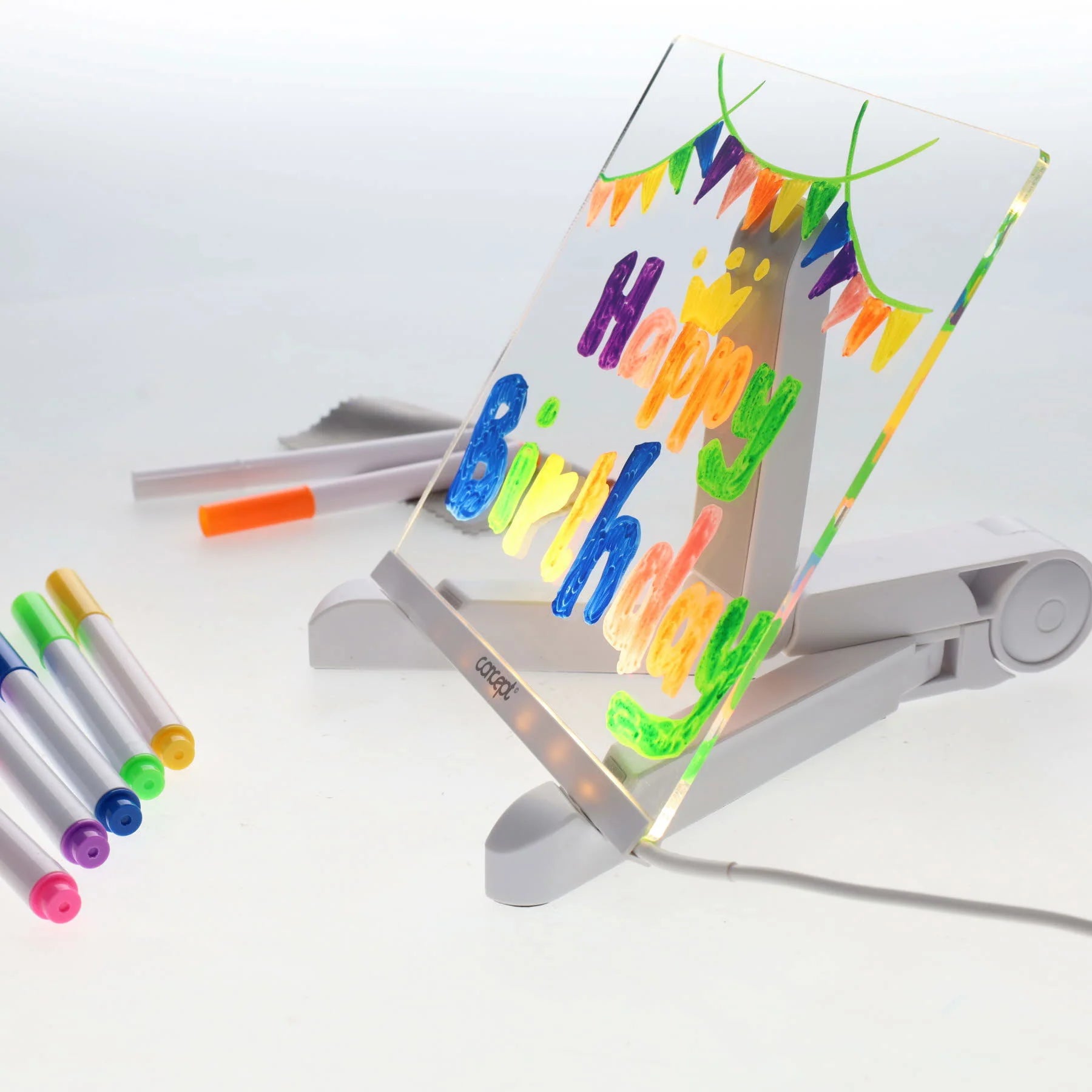 Concept Acrylic LED Notice Board (150mm x 150mm)