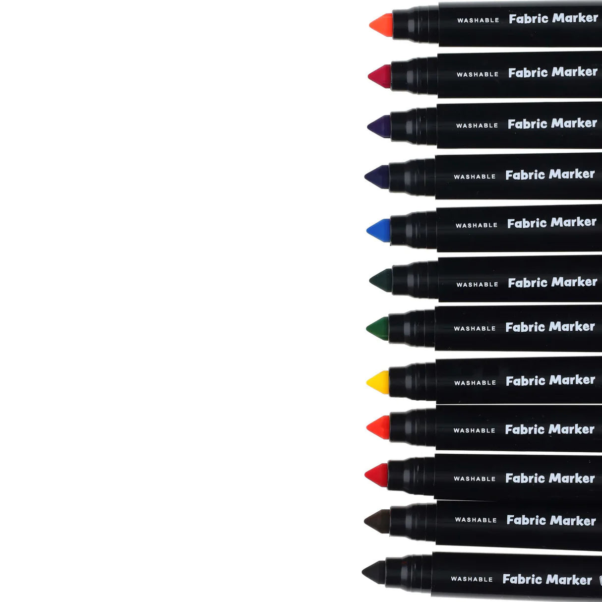 Washable Fabric Markers - Pack of 12