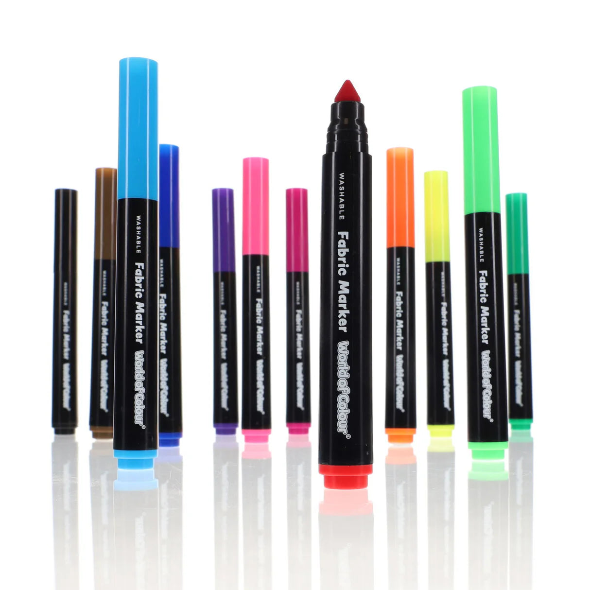 Washable Fabric Markers - Pack of 12