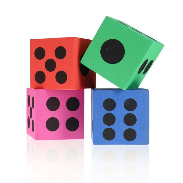 Clever Kidz Pkt2 Learn And Play Giant Dice