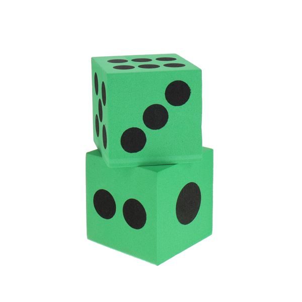 Clever Kidz Pkt2 Learn And Play Giant Dice