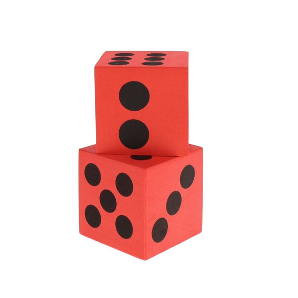 Clever Kidz Pkt2 Learn And Play Giant Dice