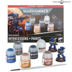 Warhammer 40000: Space Marines Intercessors + Paints 11th Edition (Release Day 25th July)
