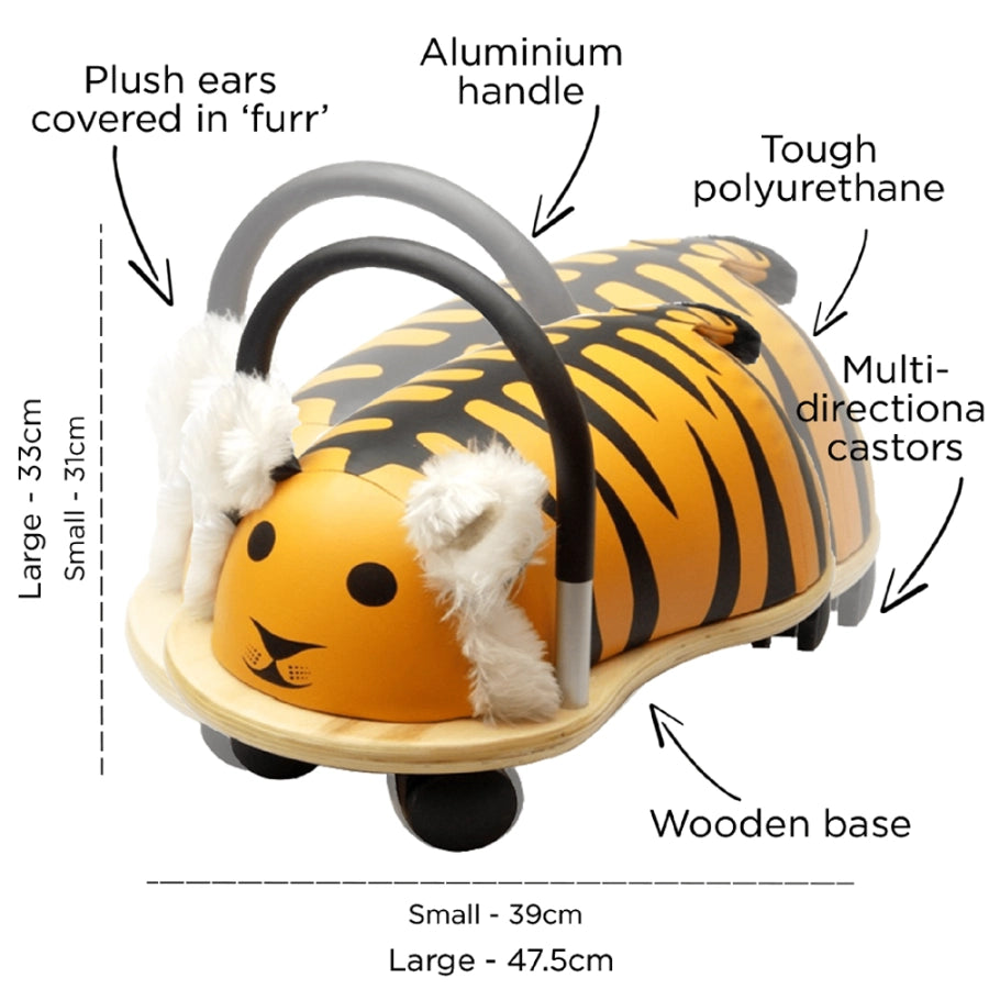 Wheelybug - Ride On Tiger Small