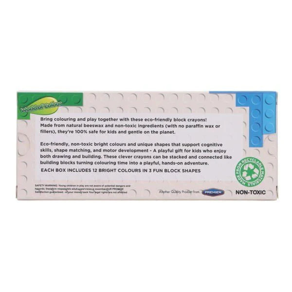 World Of Colour Building Block Crayons