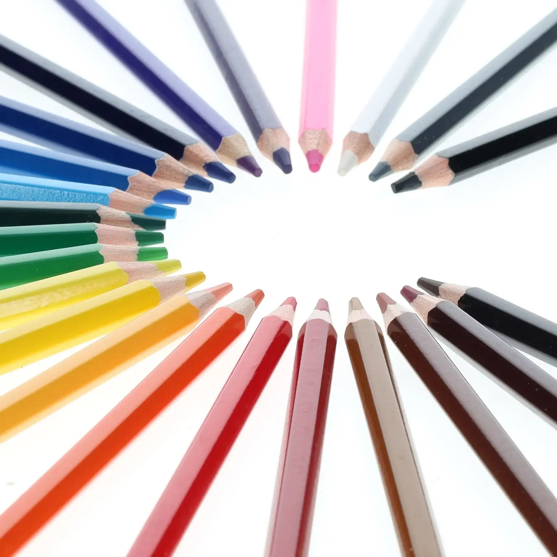 World Of Colour Washable Colouring Pencils - 24 Vibrant Colours