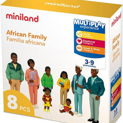Miniland African Family Figures (8-Piece)
