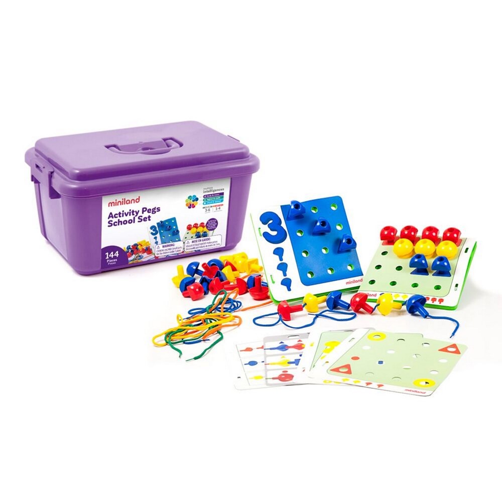 Miniland Pegs Activity Stacking Class Set